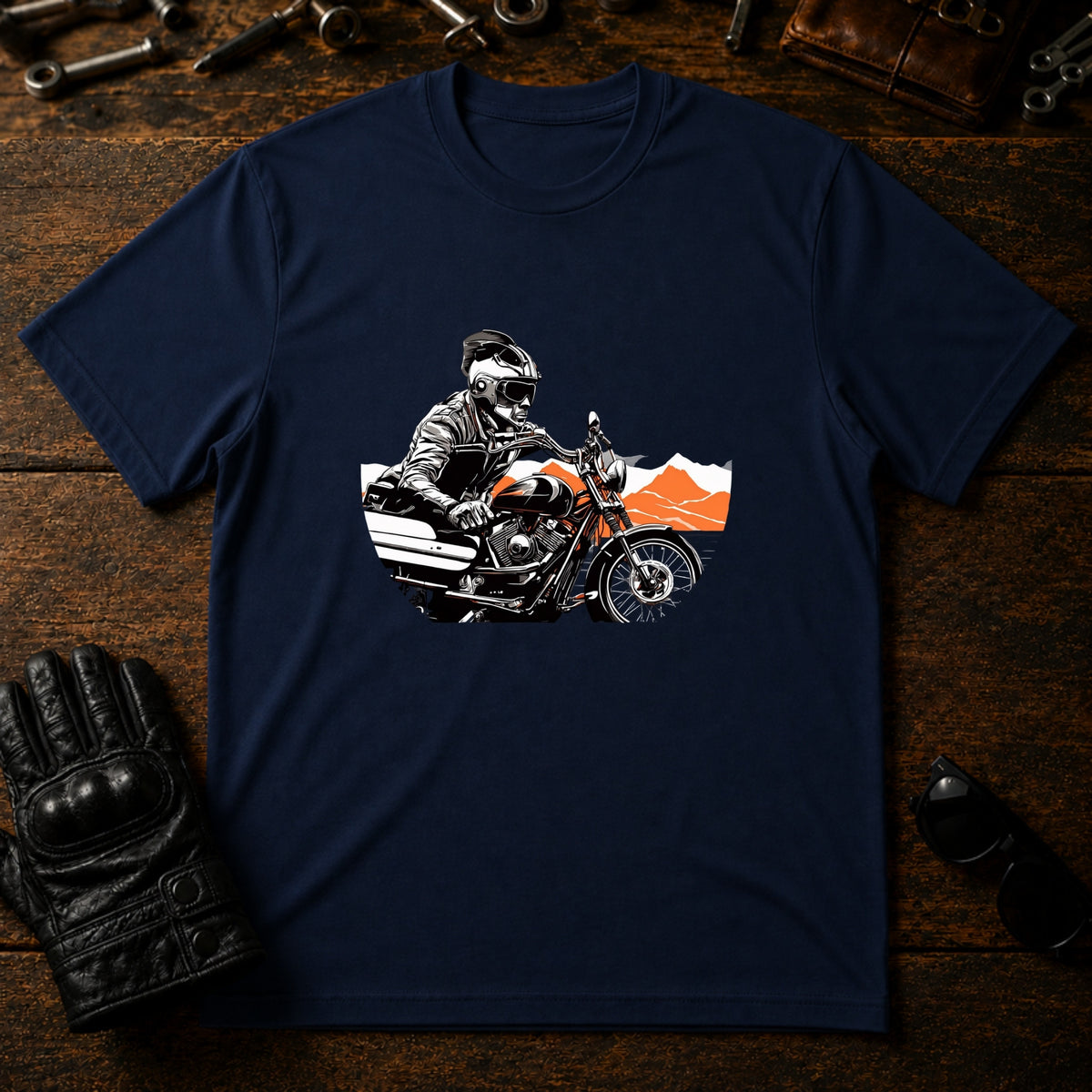 Dawn Patrol T-Shirt - mockup 5 navy
