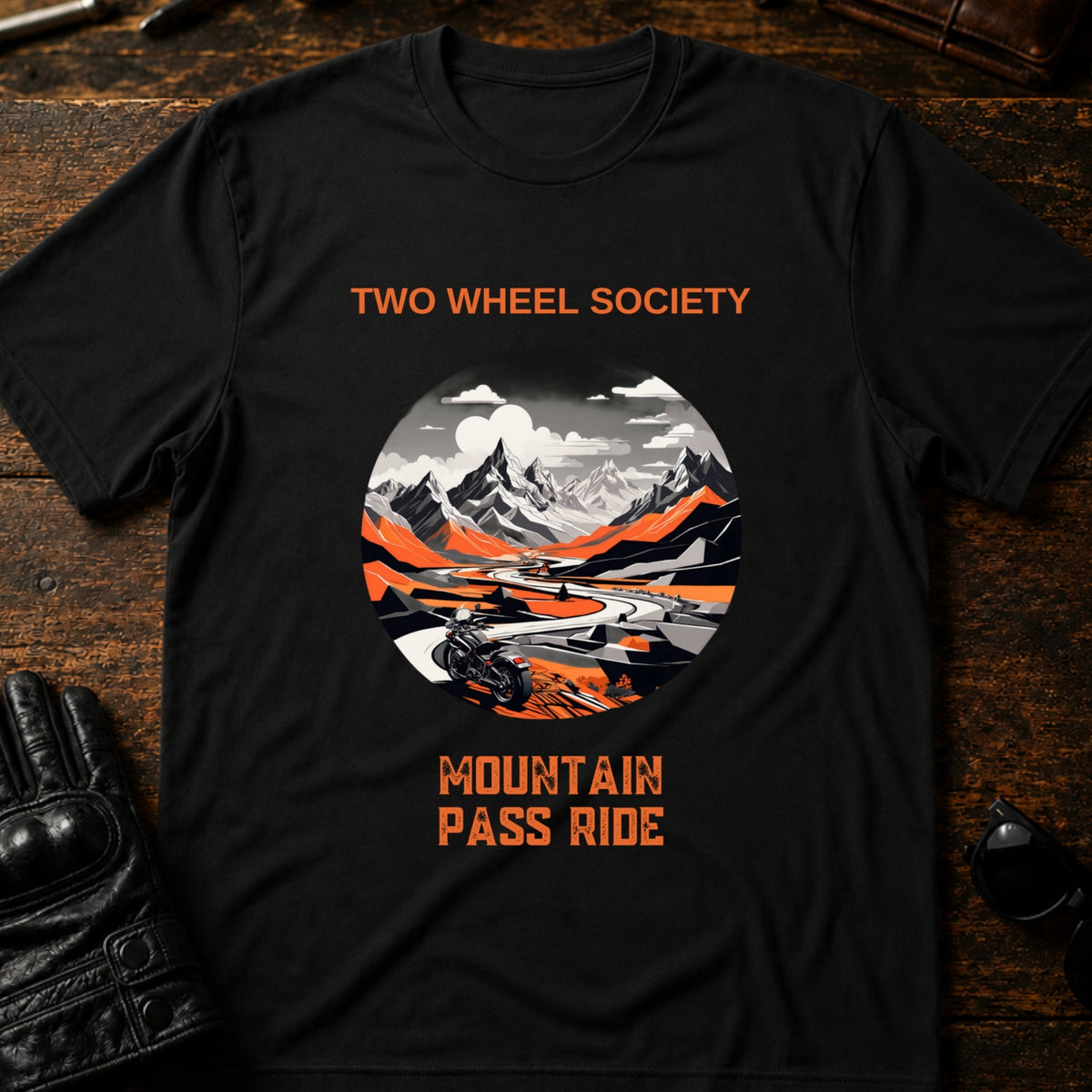 Mountain Pass Ride T-Shirt, black
