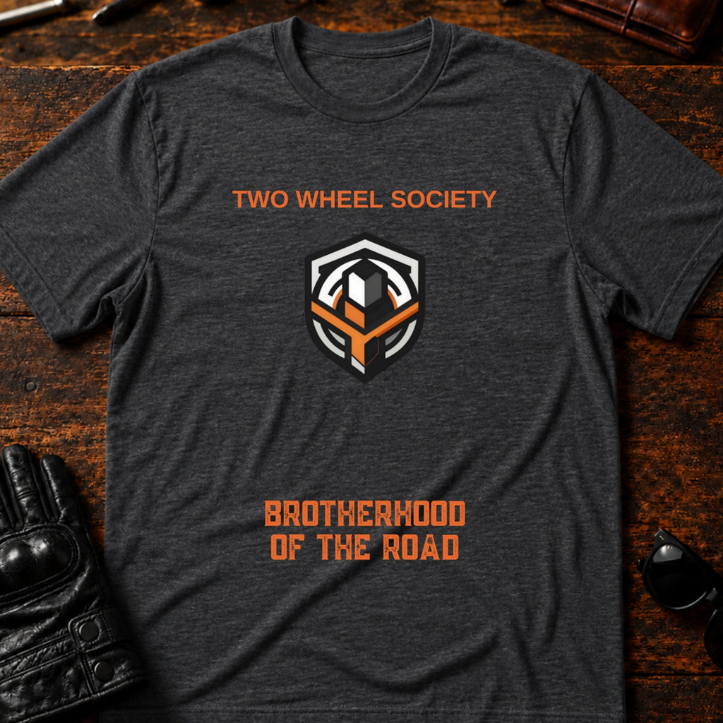 Brotherhood Emblem T-Shirt - mockup 8 dark heather