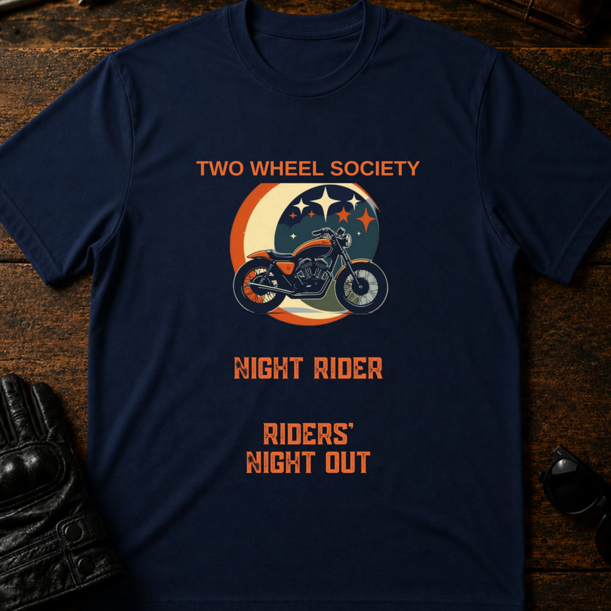 Riders Night Out T-Shirt, navy