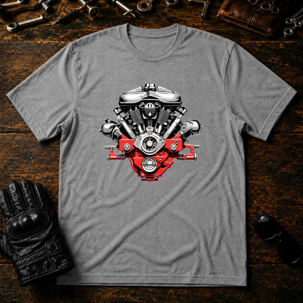 Garage Culture Vintage Art T-Shirt - mockup 4 sport gray