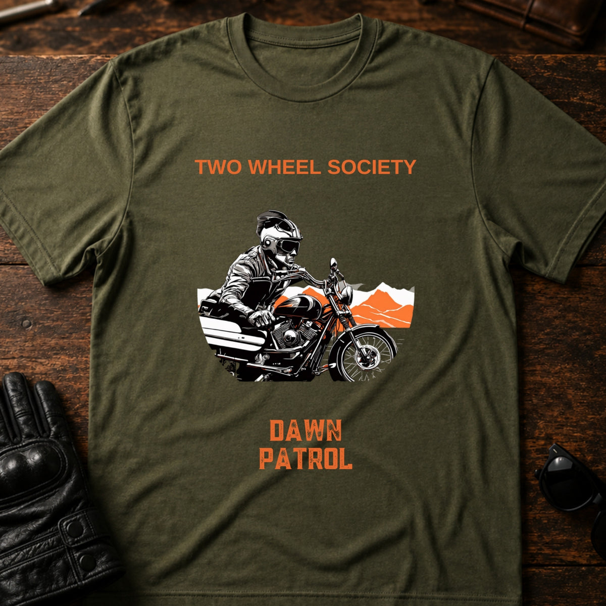 Dawn Patrol T-Shirt, military green