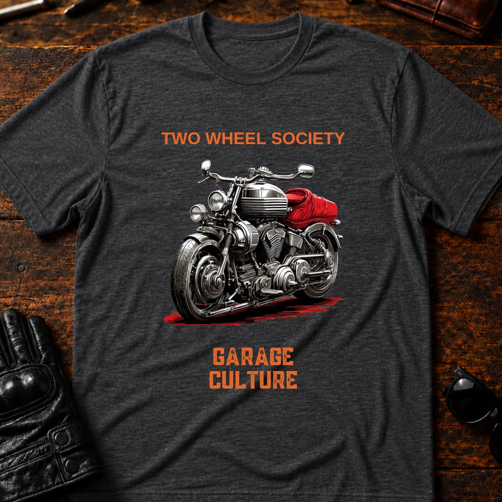 Garage Culture Vintage T-Shirt - mockup 8 dark heather