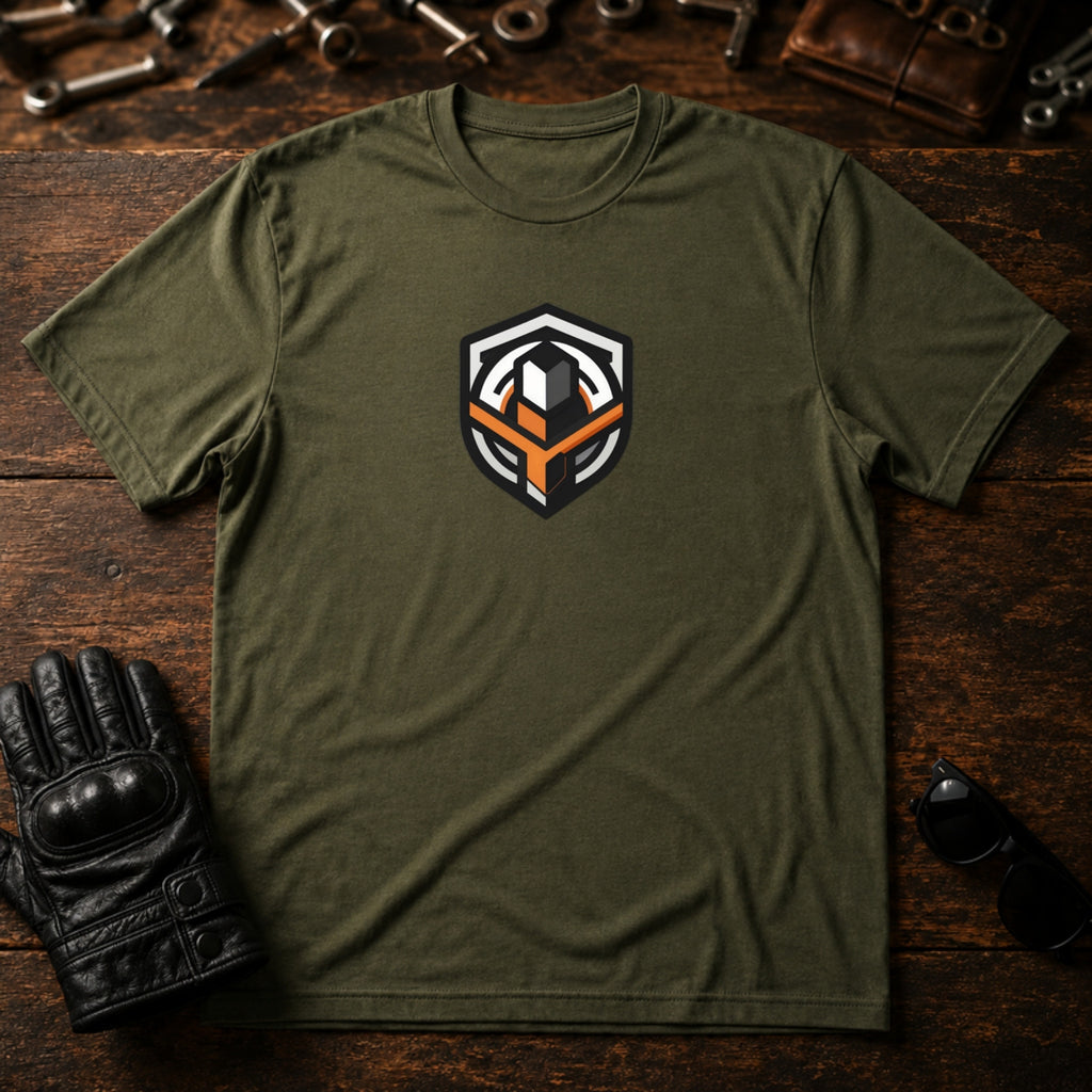 Brotherhood Emblem T-Shirt - mockup 2 military green
