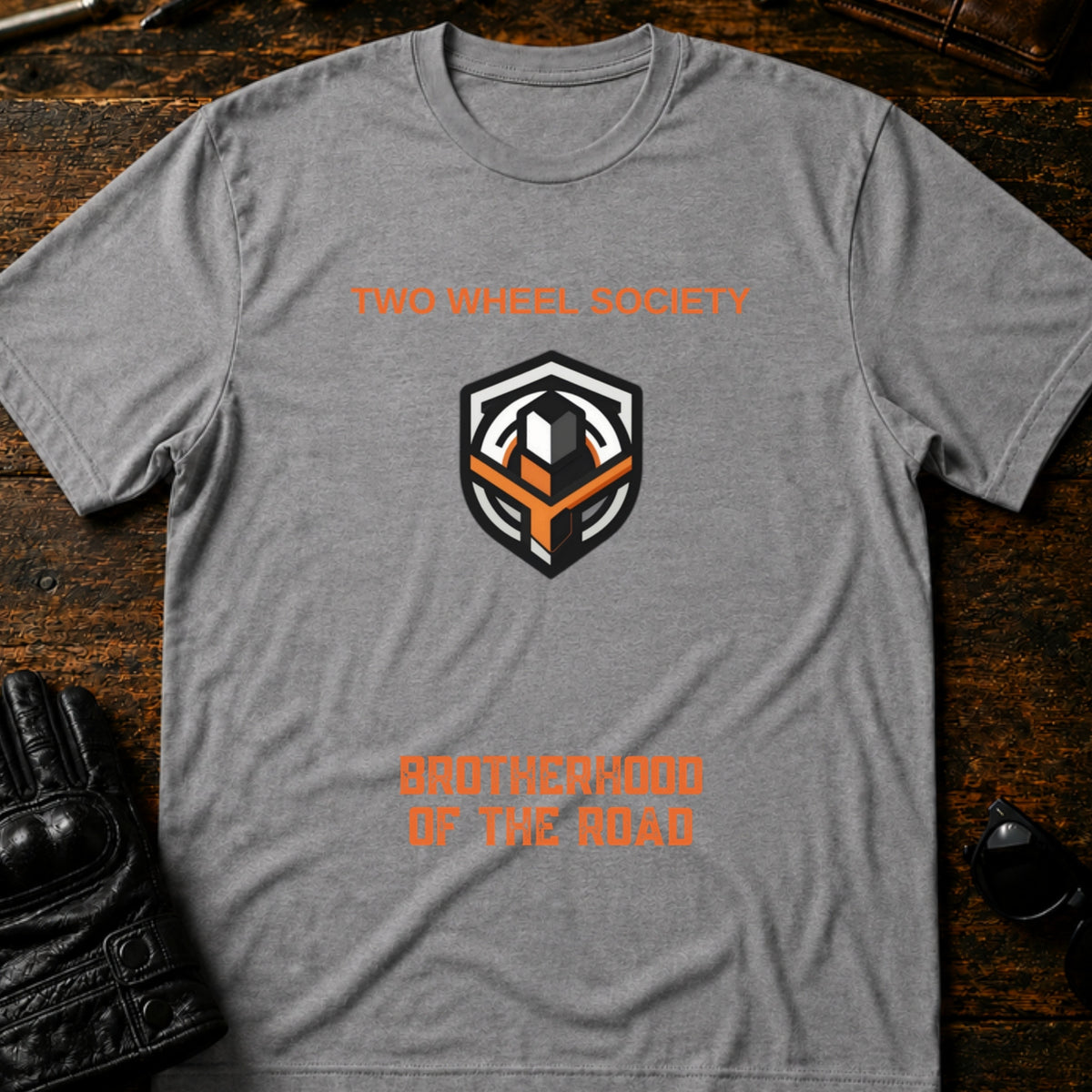 Brotherhood Emblem T-Shirt, sport gray