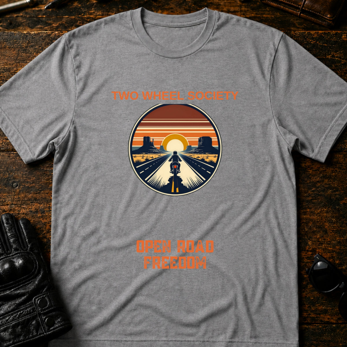 Open Road Freedom T-Shirt, sport gray