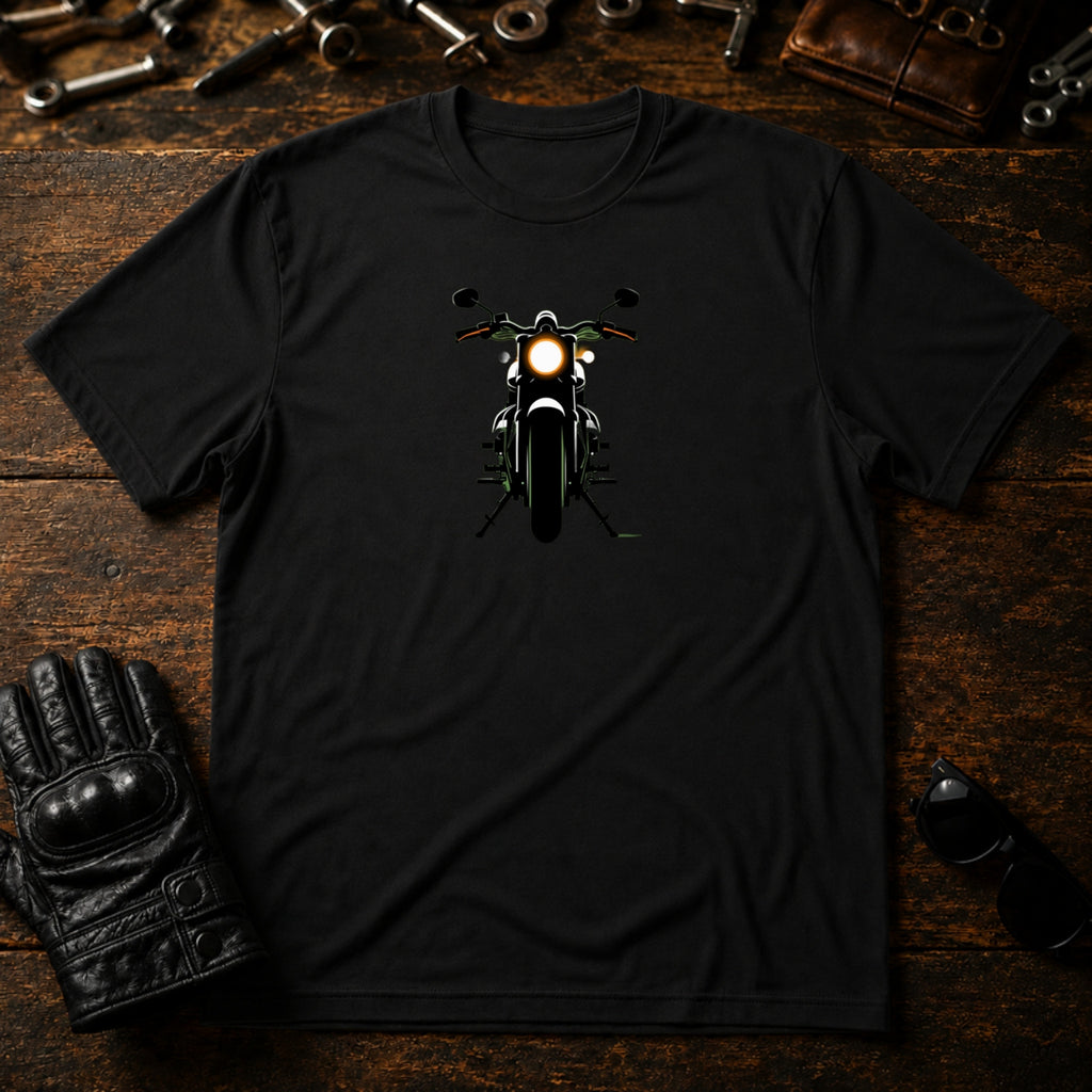 Night Rider Emblem T-Shirt - mockup 1 black