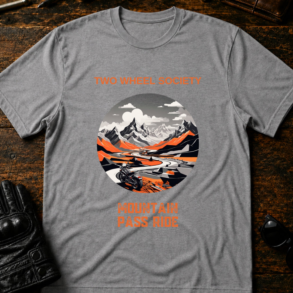 Mountain Pass Ride T-Shirt - mockup 4 sport gray