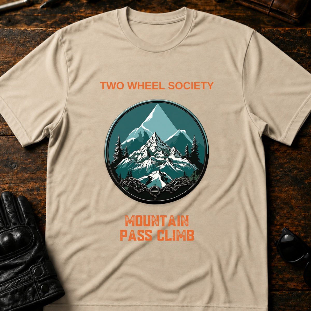 Mountain Pass Climb T-Shirt, sand