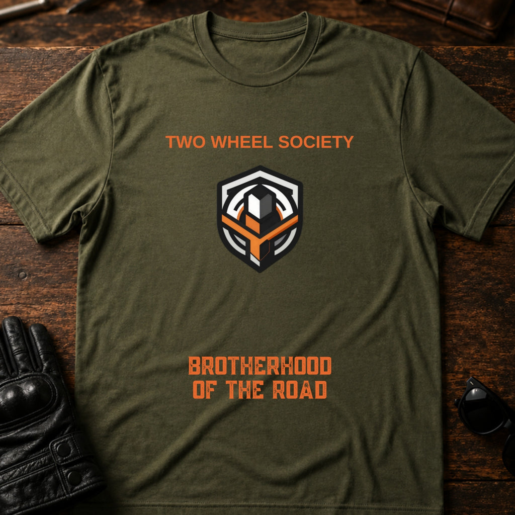 Brotherhood Emblem T-Shirt - mockup 2 military green