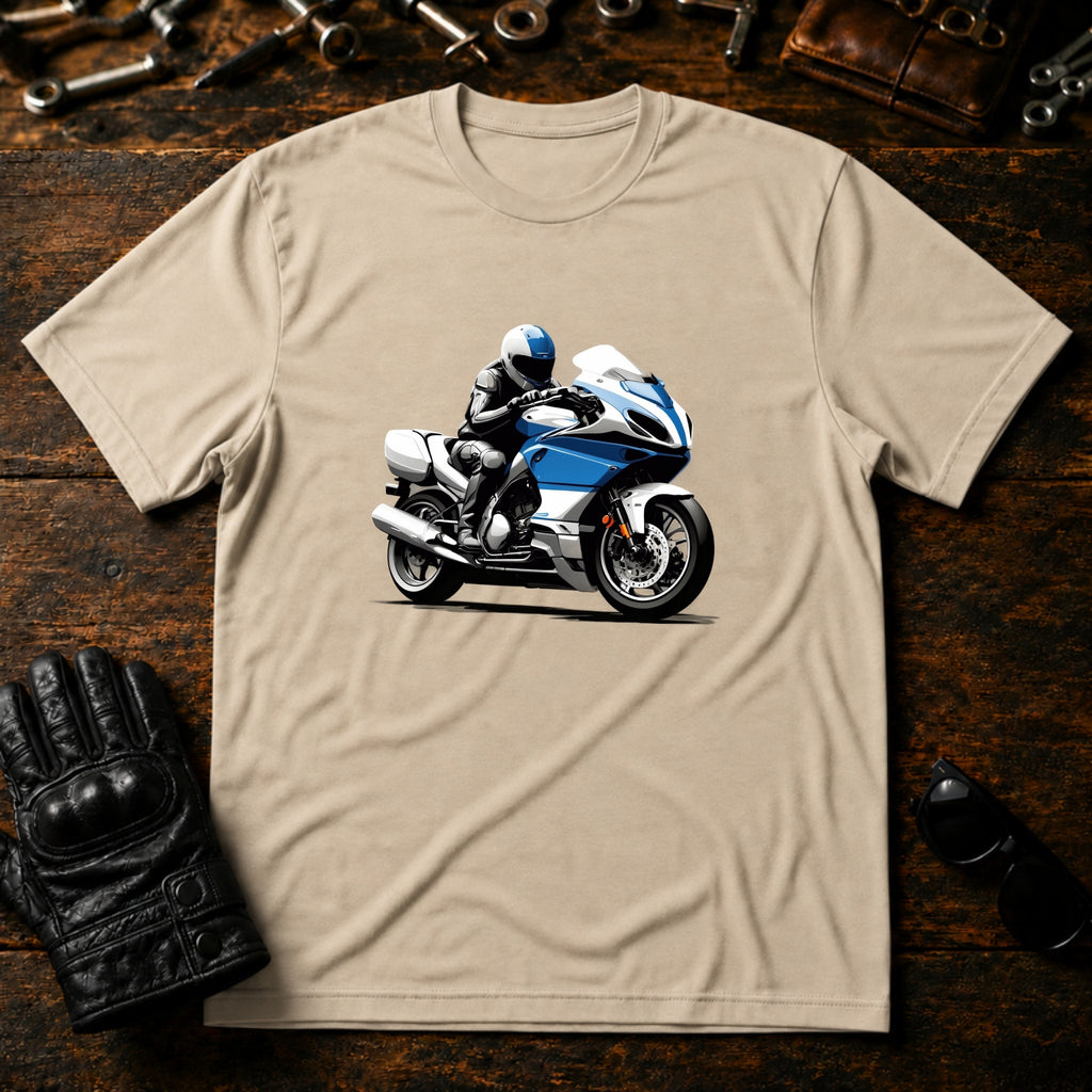 Open Road Adventure T-Shirt - mockup 6 sand