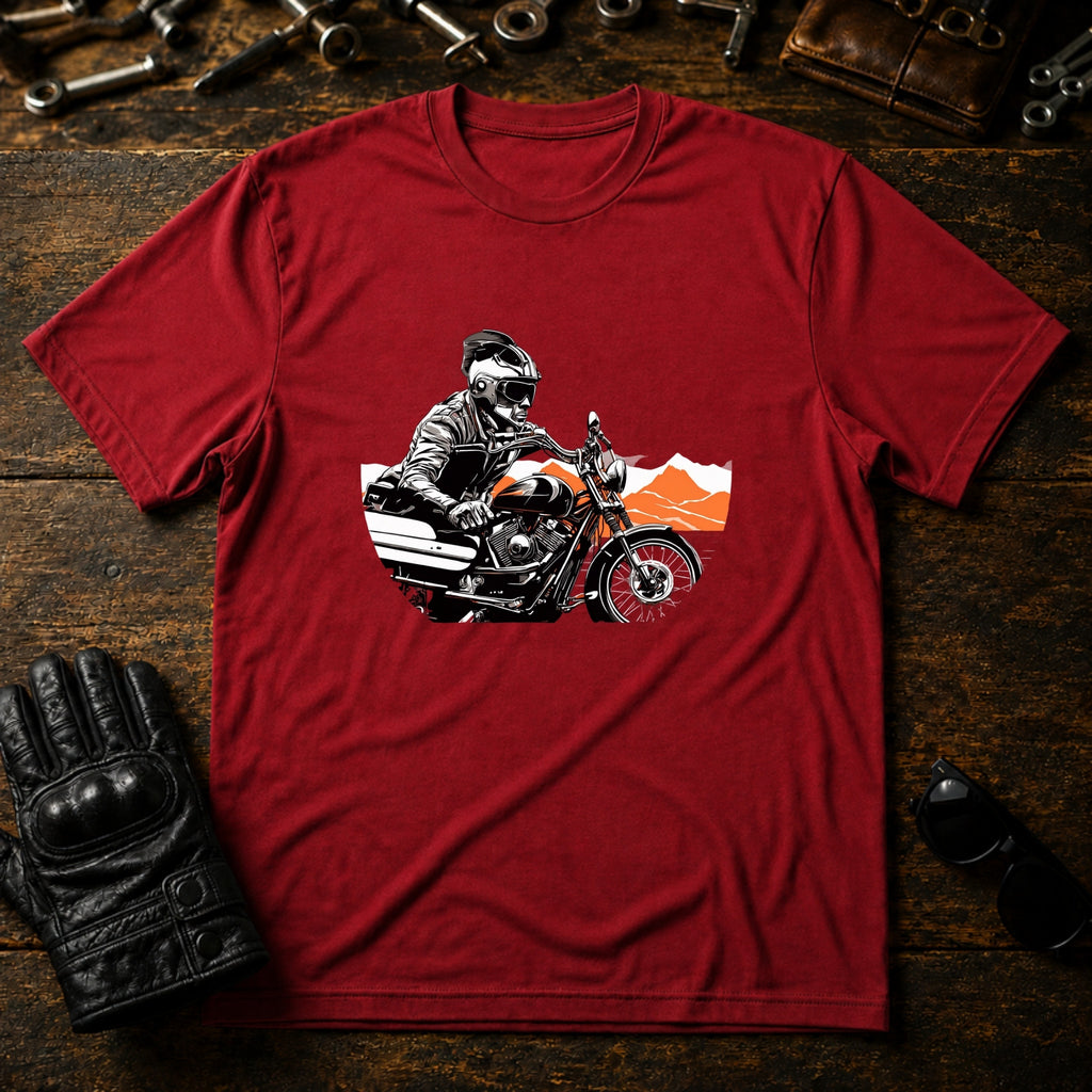 Dawn Patrol T-Shirt - mockup 7 cardinal red