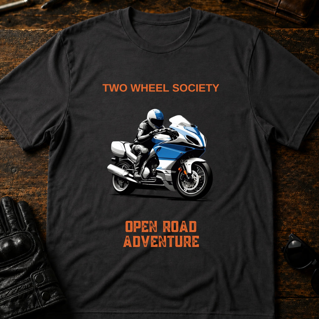 Open Road Adventure T-Shirt - mockup 3 charcoal