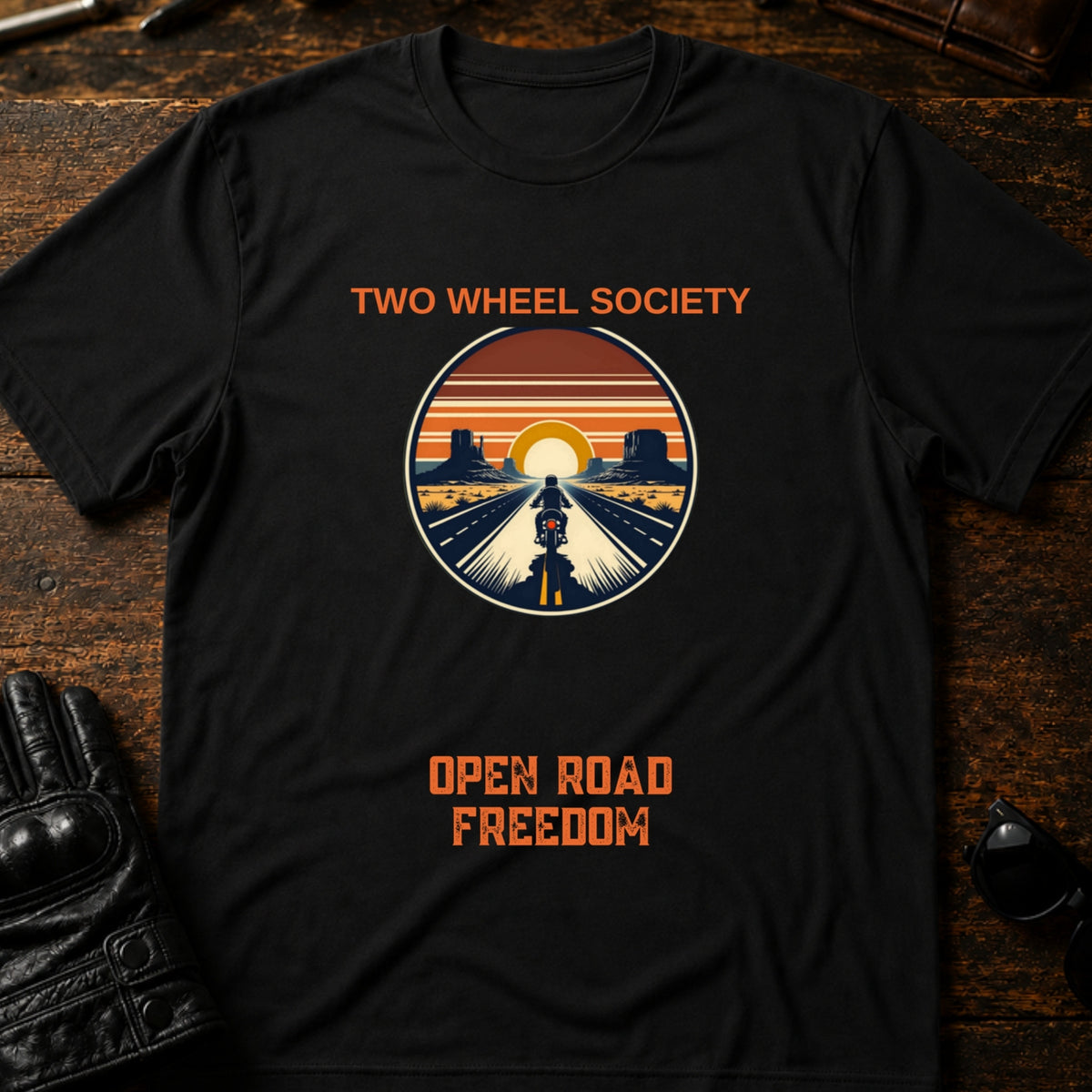 Open Road Freedom T-Shirt, black