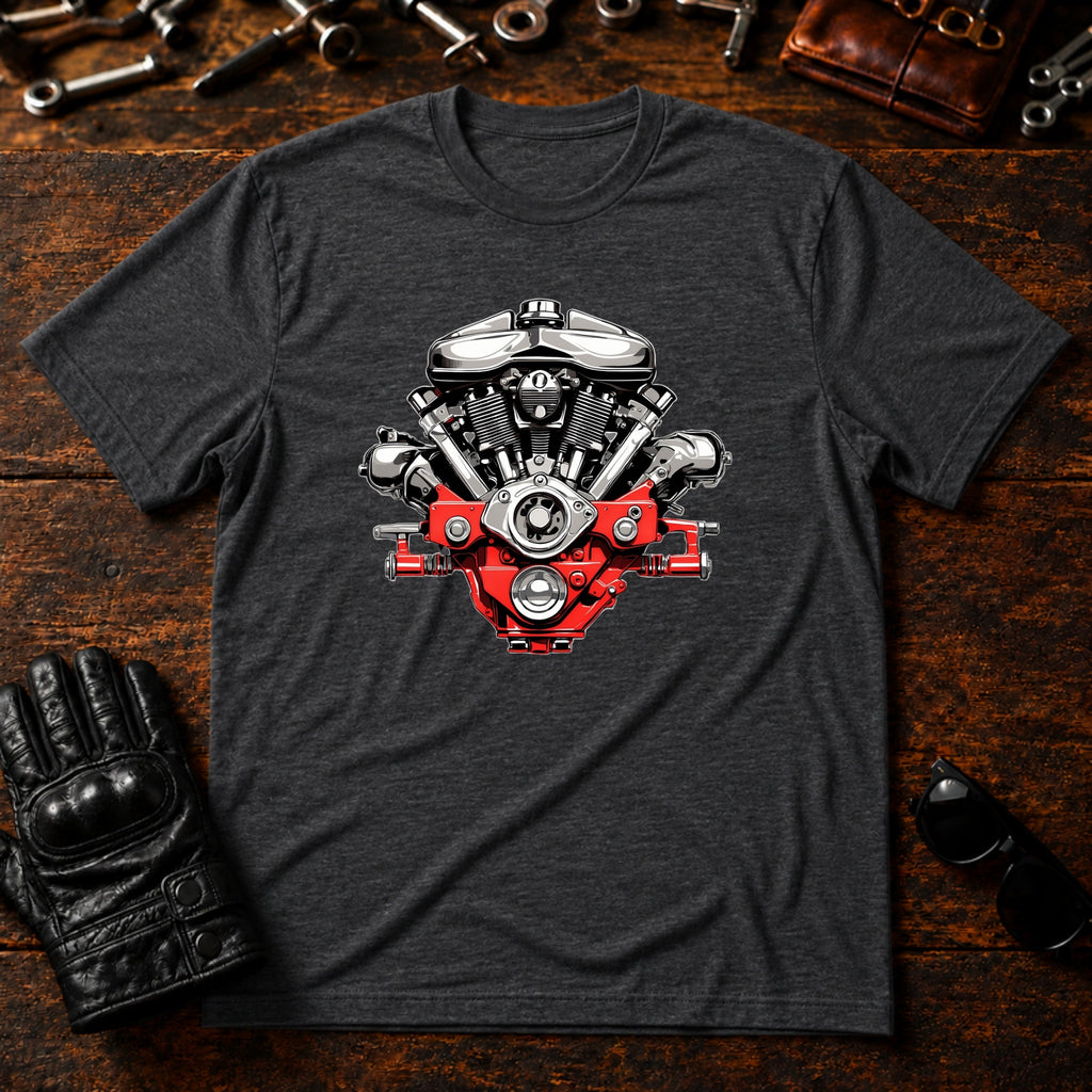 Garage Culture Vintage Art T-Shirt - mockup 8 dark heather
