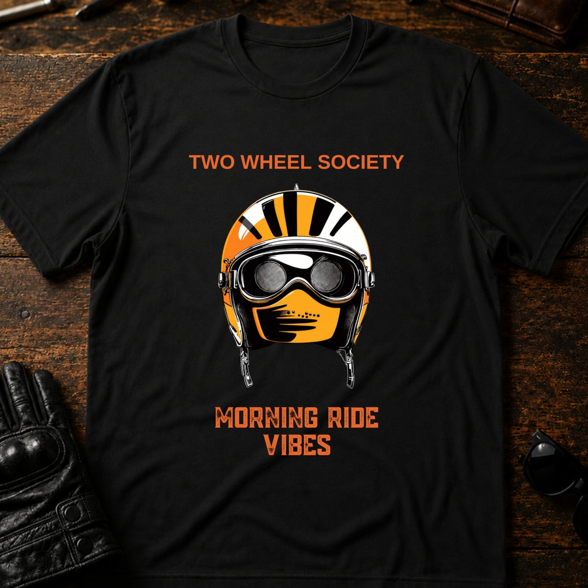 Morning Ride Vibes T-Shirt, black